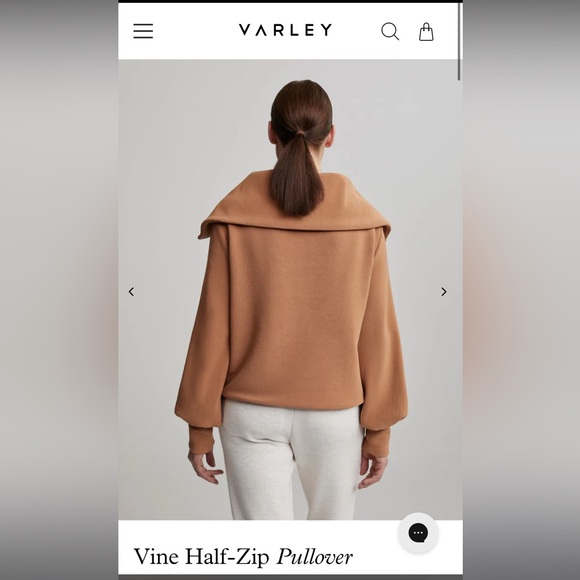 VARLEY - VINE HALF-ZIP PULLOVER - Picture 1 of 10